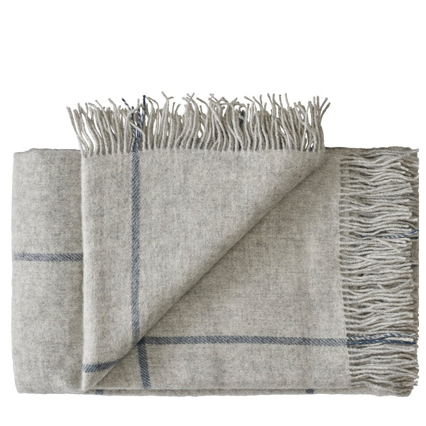 Silkeborg Uldspinderi ApS Mandø 140x240 cm Throw 01111 Light Grey (02155)