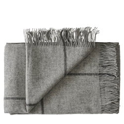 Silkeborg Uldspinderi ApS Mandø 140x240 cm Throw 1115 Medium Grey (04155)