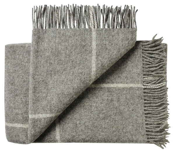 Silkeborg Uldspinderi ApS Mandø Throw 140x240 cm Throw 00155 Nordic Grey