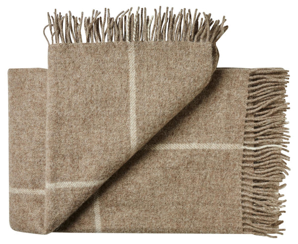 Silkeborg Uldspinderi ApS Mandø Throw 140x240 cm Throw 00168 Oak Brown