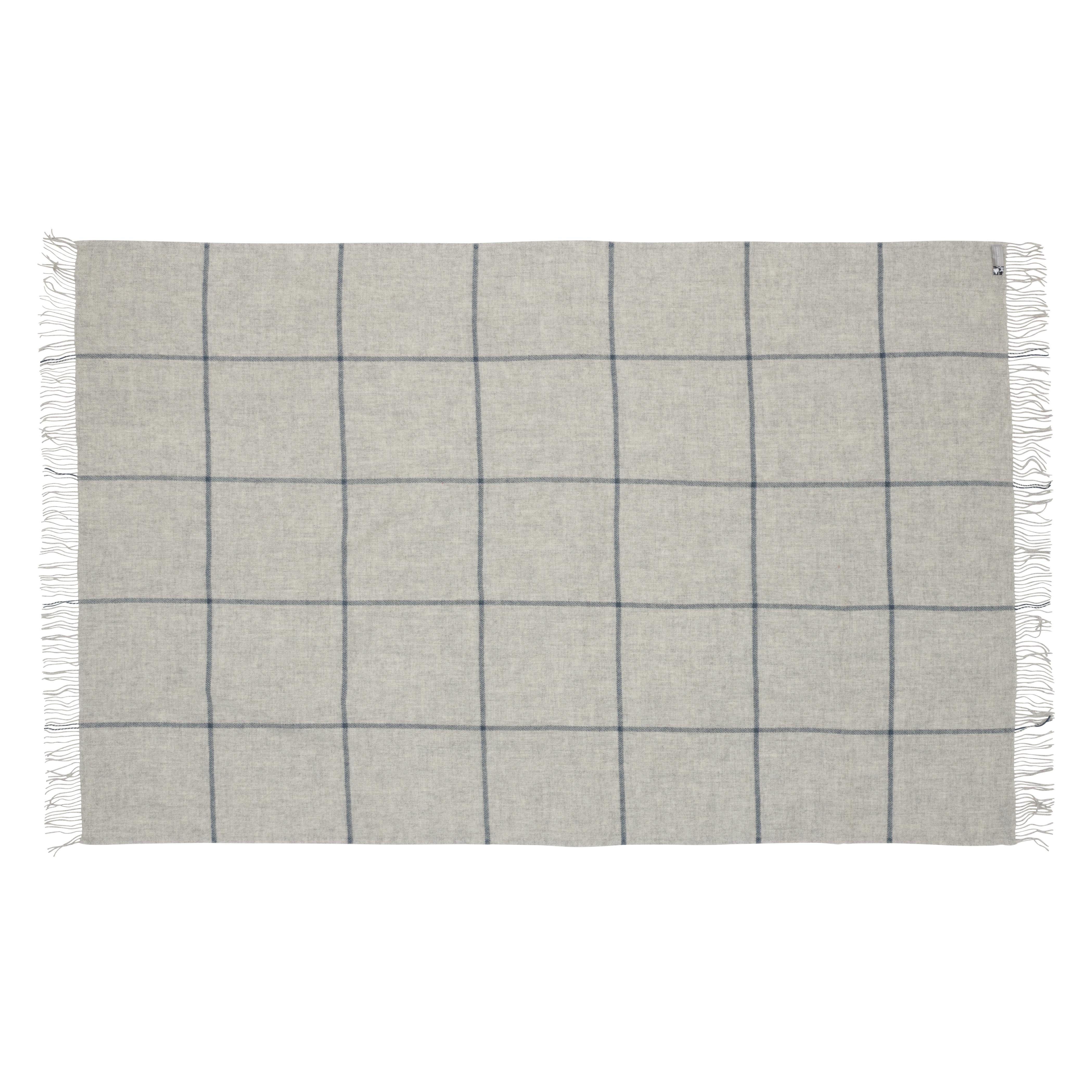 Silkeborg Uldspinderi ApS Mandø 140x240 cm Throw 01111 Light Grey (02155)