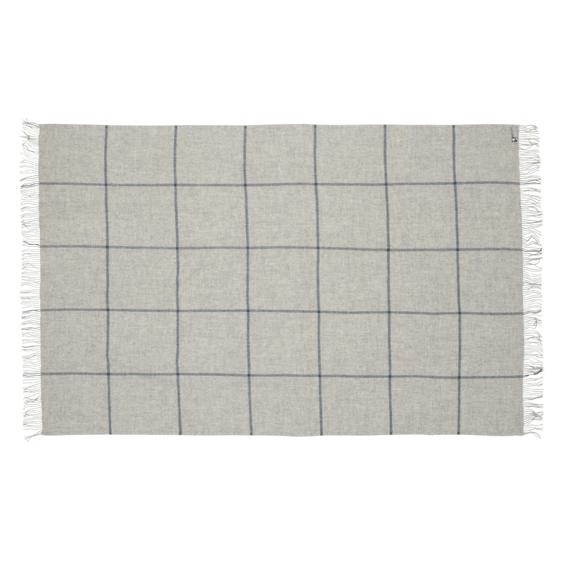 Silkeborg Uldspinderi ApS Mandø Throw 140x240 cm Throw 01111 Light Grey (02155)