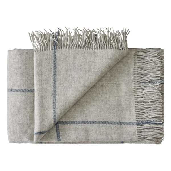 Silkeborg Uldspinderi ApS Mandø Throw 140x240 cm Throw 01111 Light Grey (02155)