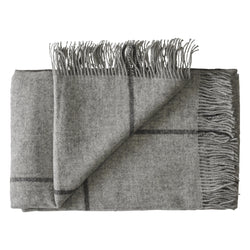 Silkeborg Uldspinderi ApS Mandø Throw 140x240 cm Throw 1115 Medium Grey (04155)