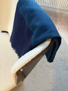 Silkeborg Uldspinderi ApS Miami 130x190 cm Throw 05307 Deep Ocean Blue
