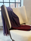 Silkeborg Uldspinderi ApS Miami 130x190 cm Throw 05315 Purple Berries