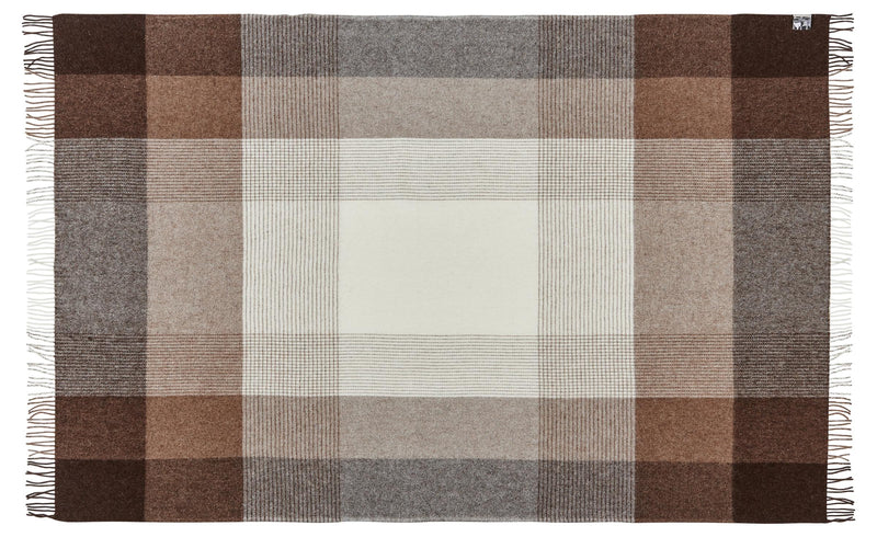 Silkeborg Uldspinderi ApS Oxford Throw 140x240 cm Throw 05104 Shades Brown