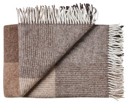 Silkeborg Uldspinderi ApS Oxford Throw 140x240 cm Throw 05104 Shades Brown