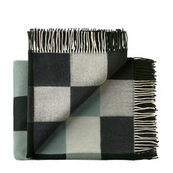 Silkeborg Uldspinderi ApS Plain Beat 130x190 cm Throw 01223 Dark Greens