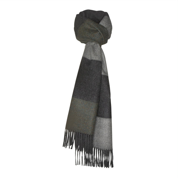 Silkeborg Uldspinderi ApS Salta Scarf 30x200 cm Scarf 00092 Green Grey