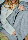 Silkeborg Uldspinderi ApS Samsø 140x240 cm Throw 00115 Nordic Grey