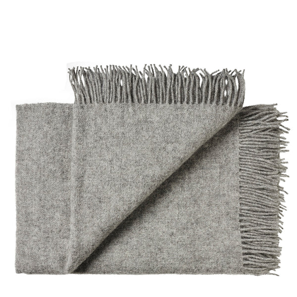 Silkeborg Uldspinderi ApS Samsø 140x240 cm Throw 00115 Nordic Grey