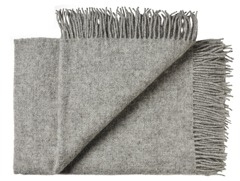 Silkeborg Uldspinderi ApS Samsø 140x240 cm Throw 00115 Nordic Grey