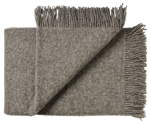 Silkeborg Uldspinderi ApS Samsø 140x240 cm Throw 00116 Dark Nordic Grey