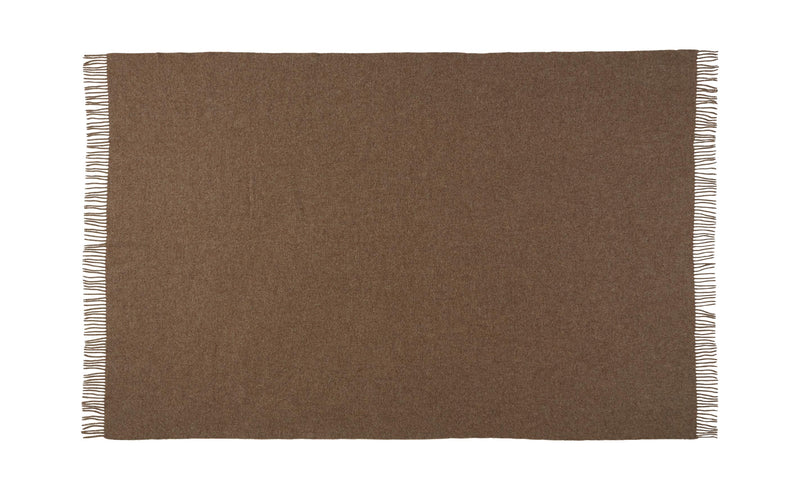 Silkeborg Uldspinderi ApS Samsø 140x240 cm Throw 00120 Gotland Brown