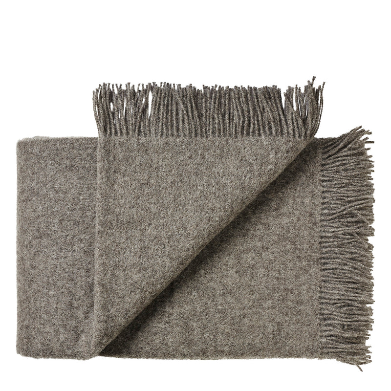 Silkeborg Uldspinderi ApS Samsø 85x130 cm Throw 00116 Dark Nordic Grey