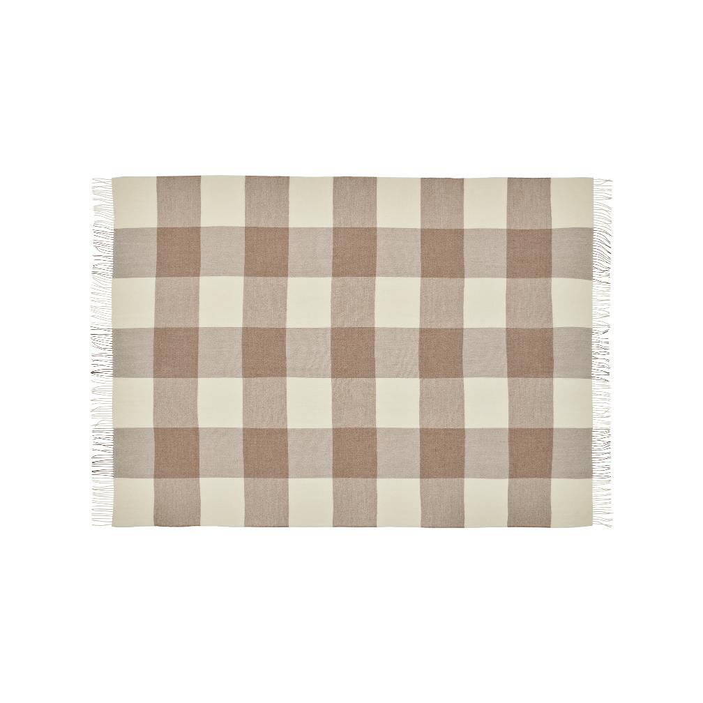 Silkeborg Uldspinderi ApS Santa Fe 130x200 cm Throw 00284 Walnut Brown (0100/0284)