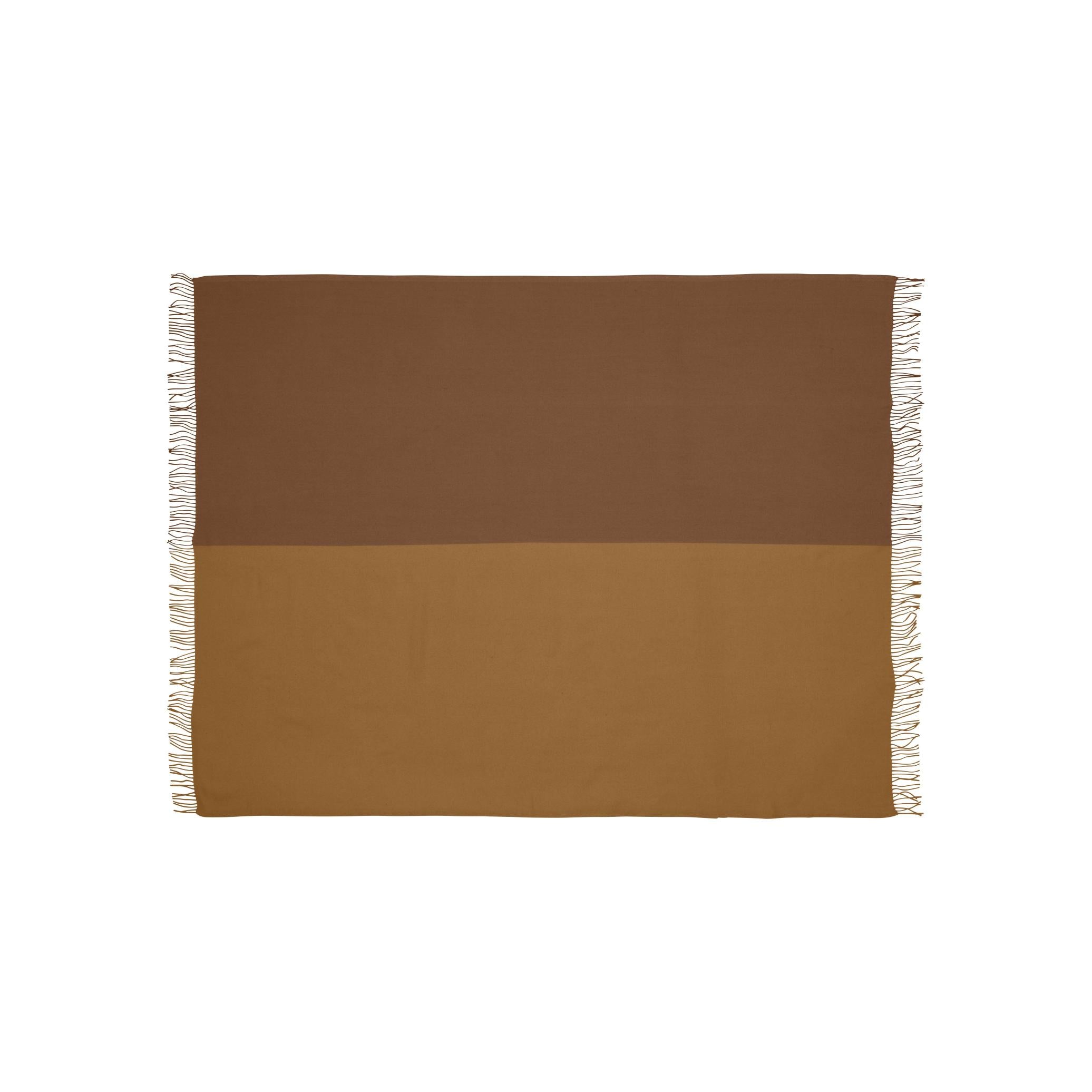 Silkeborg Uldspinderi ApS Secret 130x190 cm - RWS Throw 02214 Ocher/Caramel
