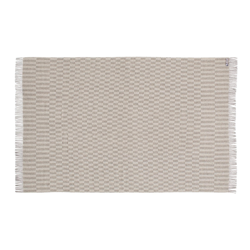 Silkeborg Uldspinderi ApS Stockholm 140x240 cm Throw 00820 Grey White