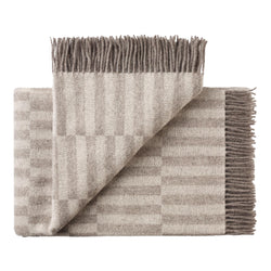 Silkeborg Uldspinderi ApS Stockholm 140x240 cm Throw 00820 Grey White
