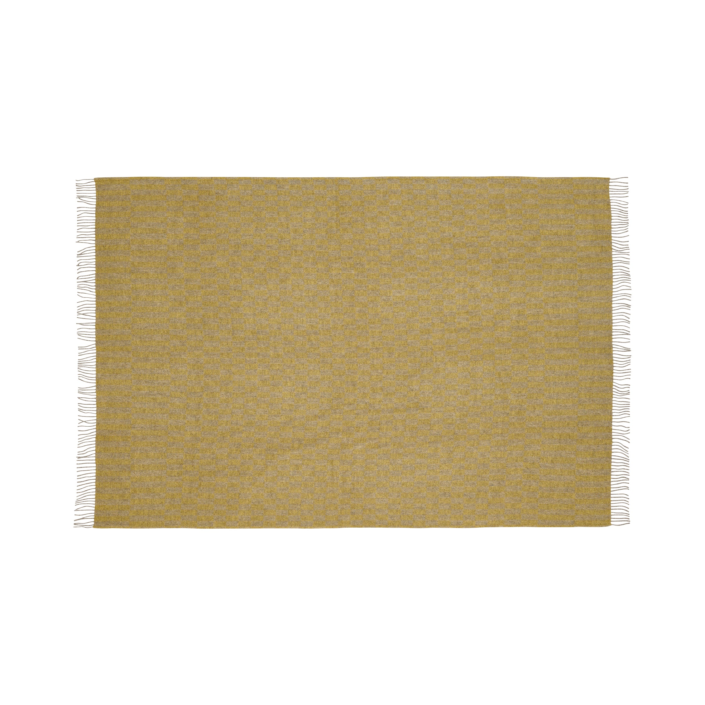 Silkeborg Uldspinderi ApS Stockholm 140x240 cm Throw 00822 Mustard