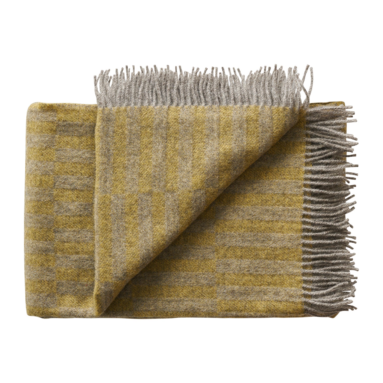 Silkeborg Uldspinderi ApS Stockholm 140x240 cm Throw 00822 Mustard