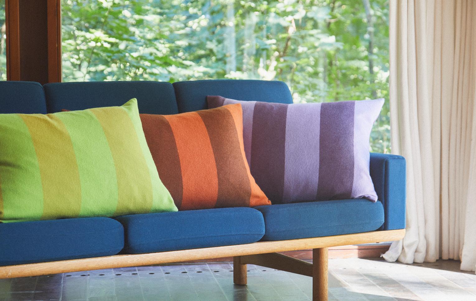 Silkeborg Uldspinderi ApS The Polychrome 50x70 cm Cushion 01003 Green Sage