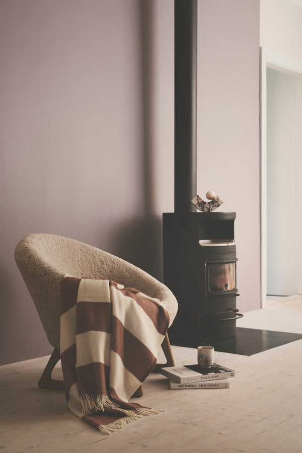 Silkeborg Uldspinderi ApS The Sweater 130x190 cm Throw 05322 Brown