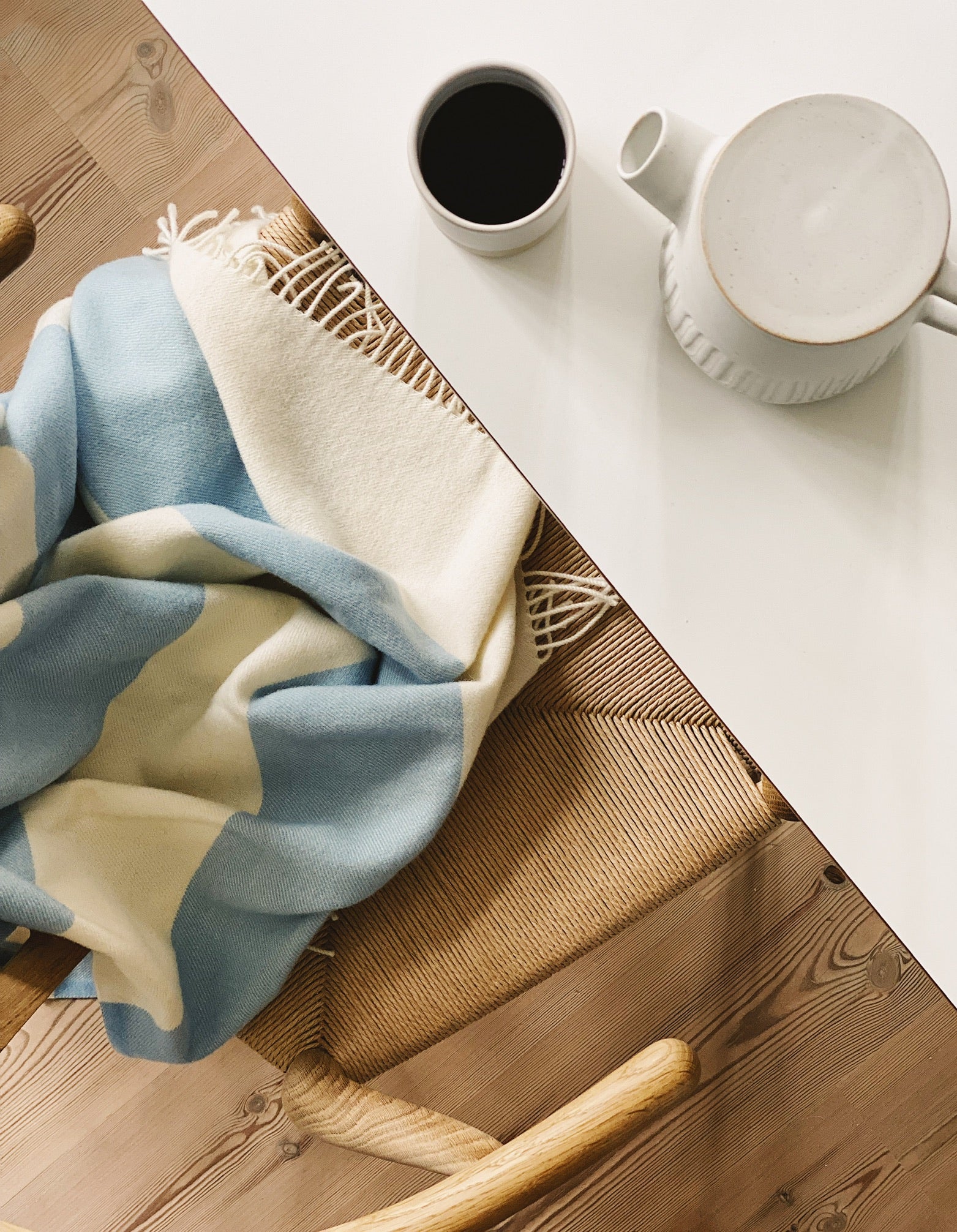 Silkeborg Uldspinderi ApS The Sweater 130x190 cm Throw 05324 Blue
