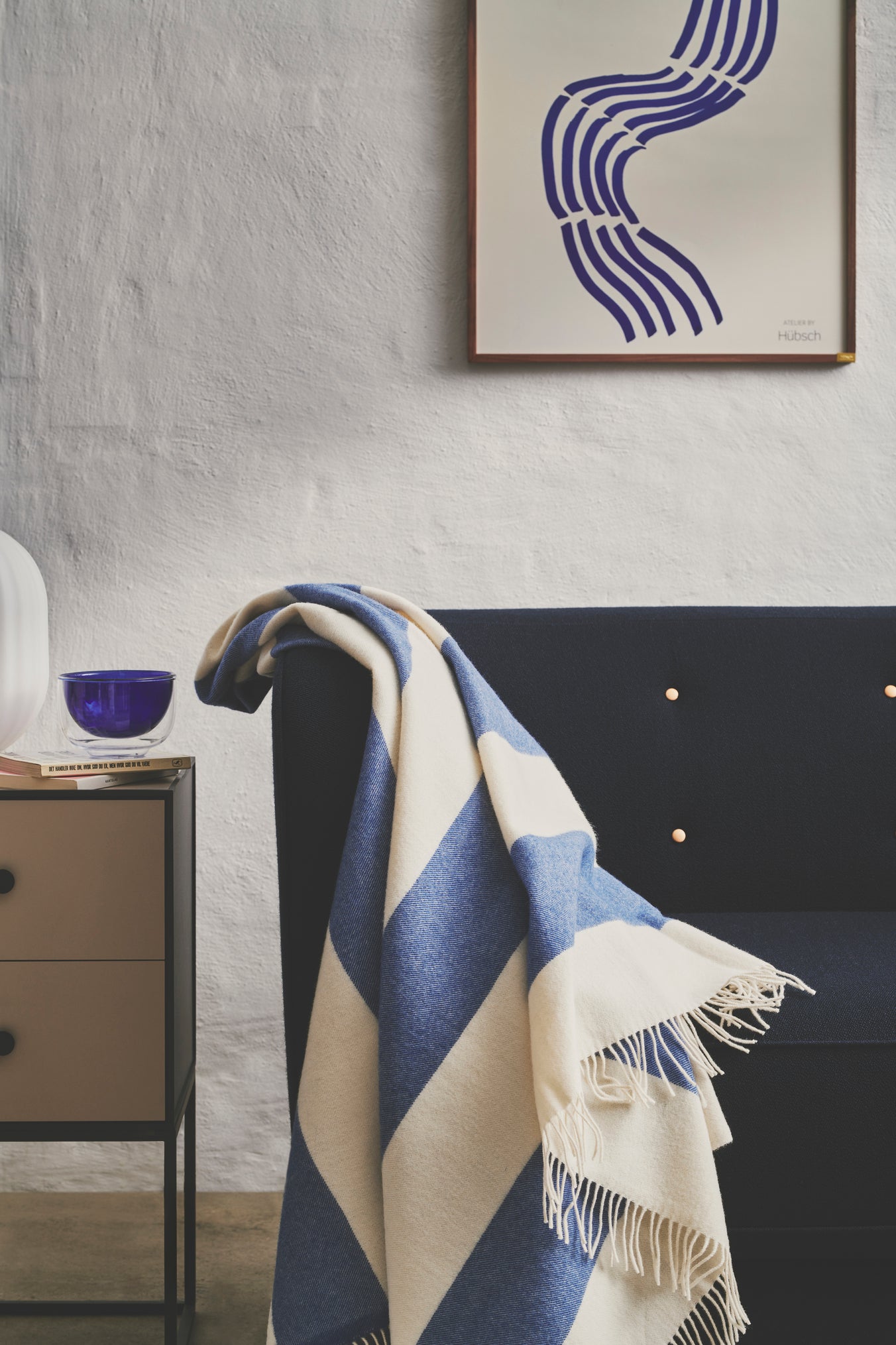 Silkeborg Uldspinderi ApS The Sweater 130x190 cm Throw 07003 Cobalt (5330)