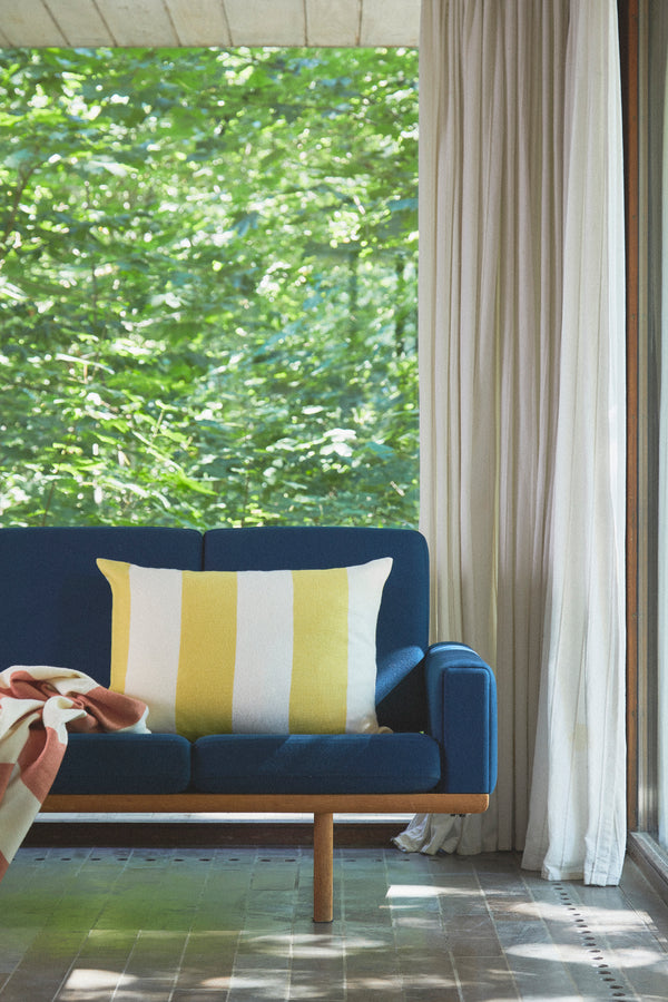 Silkeborg Uldspinderi ApS The Sweater 50x70 cm Cushion 08007 Golden Yellow