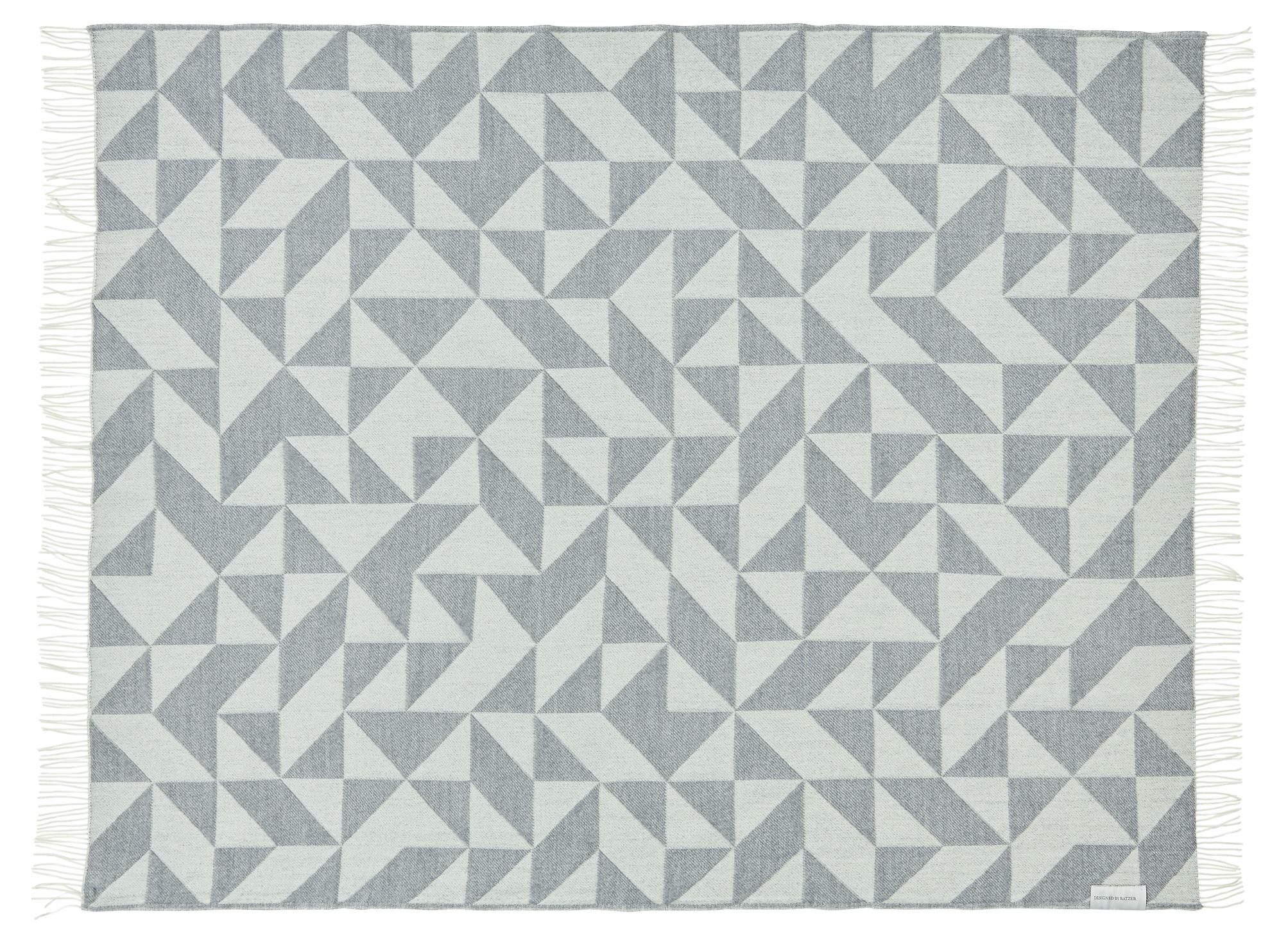 Silkeborg Uldspinderi ApS Twist a Twill 130x190 cm Throw 01095 Light Grey