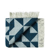 Silkeborg Uldspinderi ApS Twist a Twill 130x190 cm Throw 01160 Petrol Green