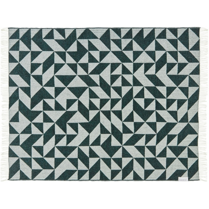 Silkeborg Uldspinderi ApS Twist a Twill 130x190 cm Throw 01166 Dark Green