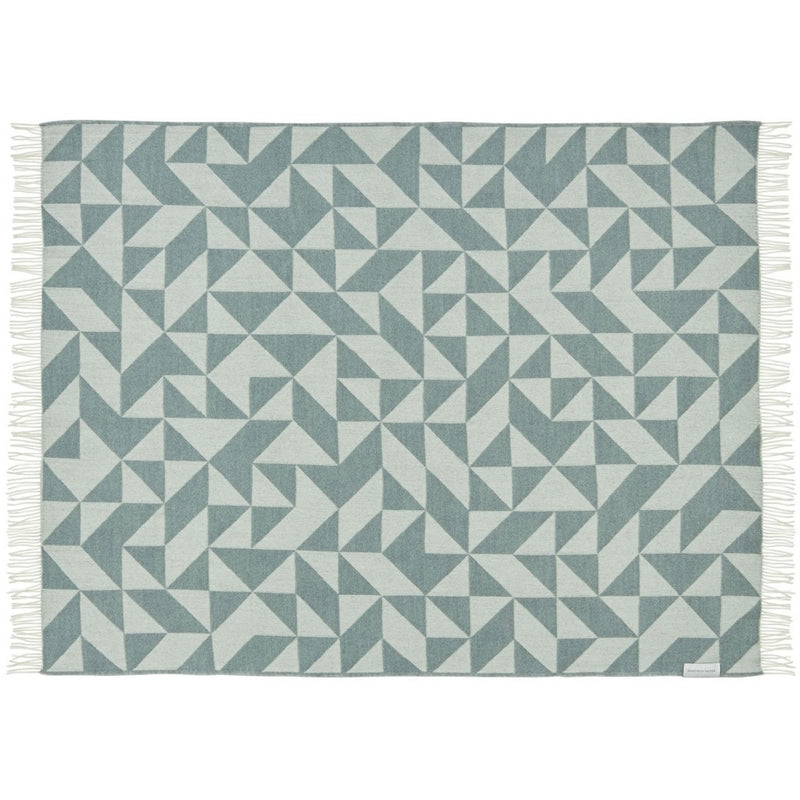 Silkeborg Uldspinderi ApS Twist a Twill 130x190 cm Throw 01175 Ocean Green