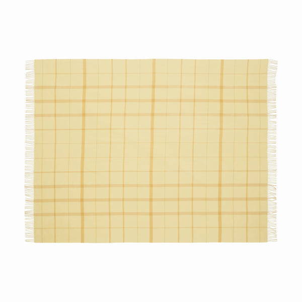 Silkeborg Uldspinderi ApS Warp & Weft Throw 130x190 cm - RWS Throw 02101 Balance - Chamomile/Mustard (17566/17561)