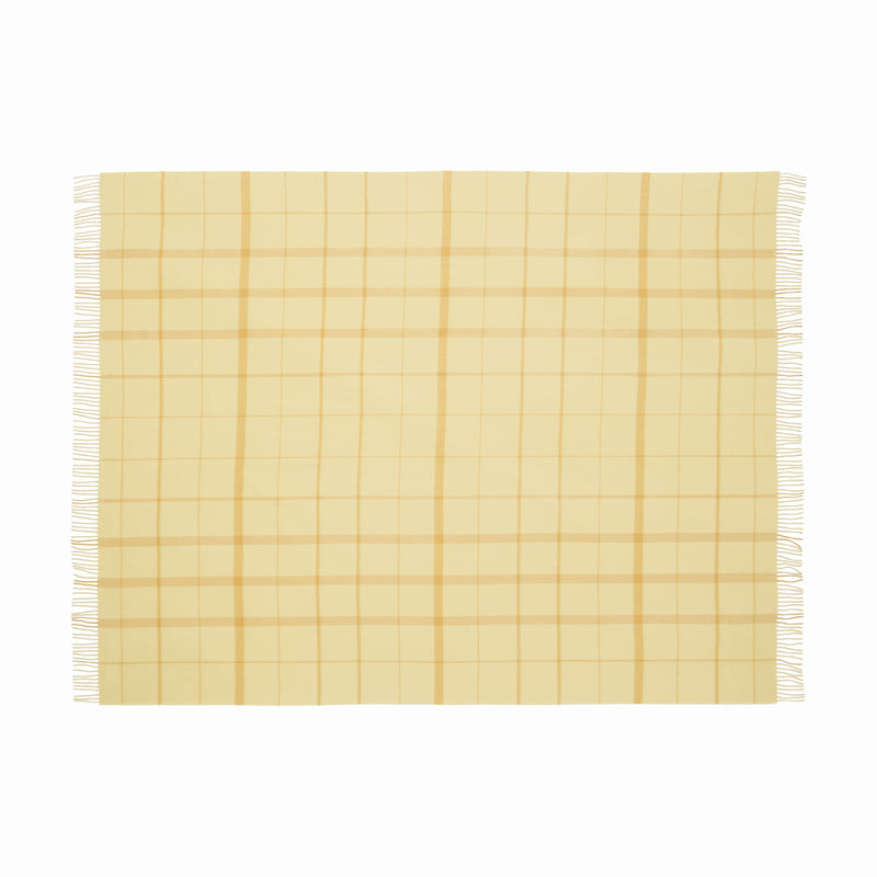 Silkeborg Uldspinderi ApS Warp & Weft Throw 130x190 cm - RWS Throw 02101 Balance - Chamomile/Mustard (17566/17561)