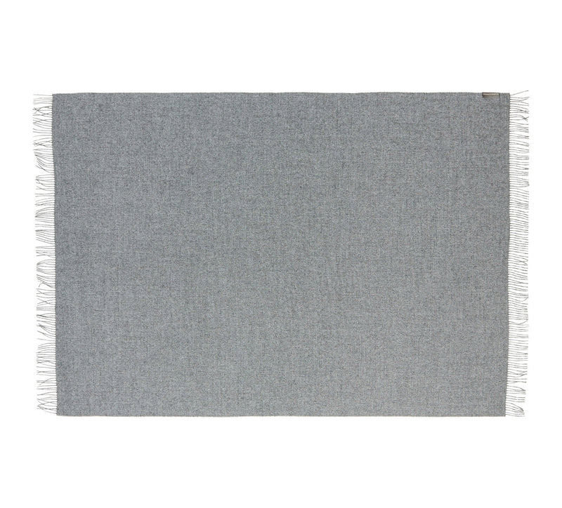 Silkeborg Uldspinderi ApS Arequipa Plaid 130x200 cm Throw 0435 Medium Grey